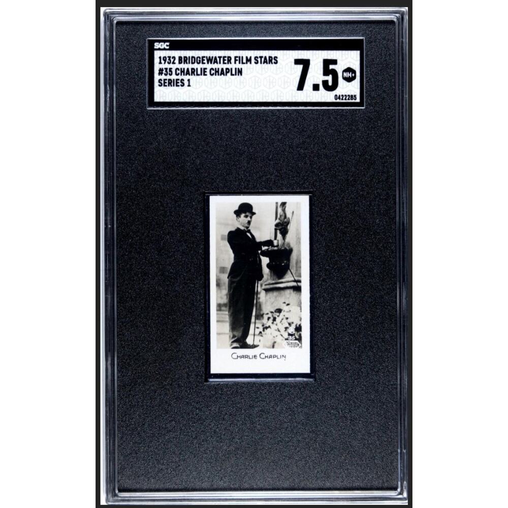 1932 Bridgewater Charles Chaplin SGC 7.5 Charlie Chaplin, City Lights Tramp